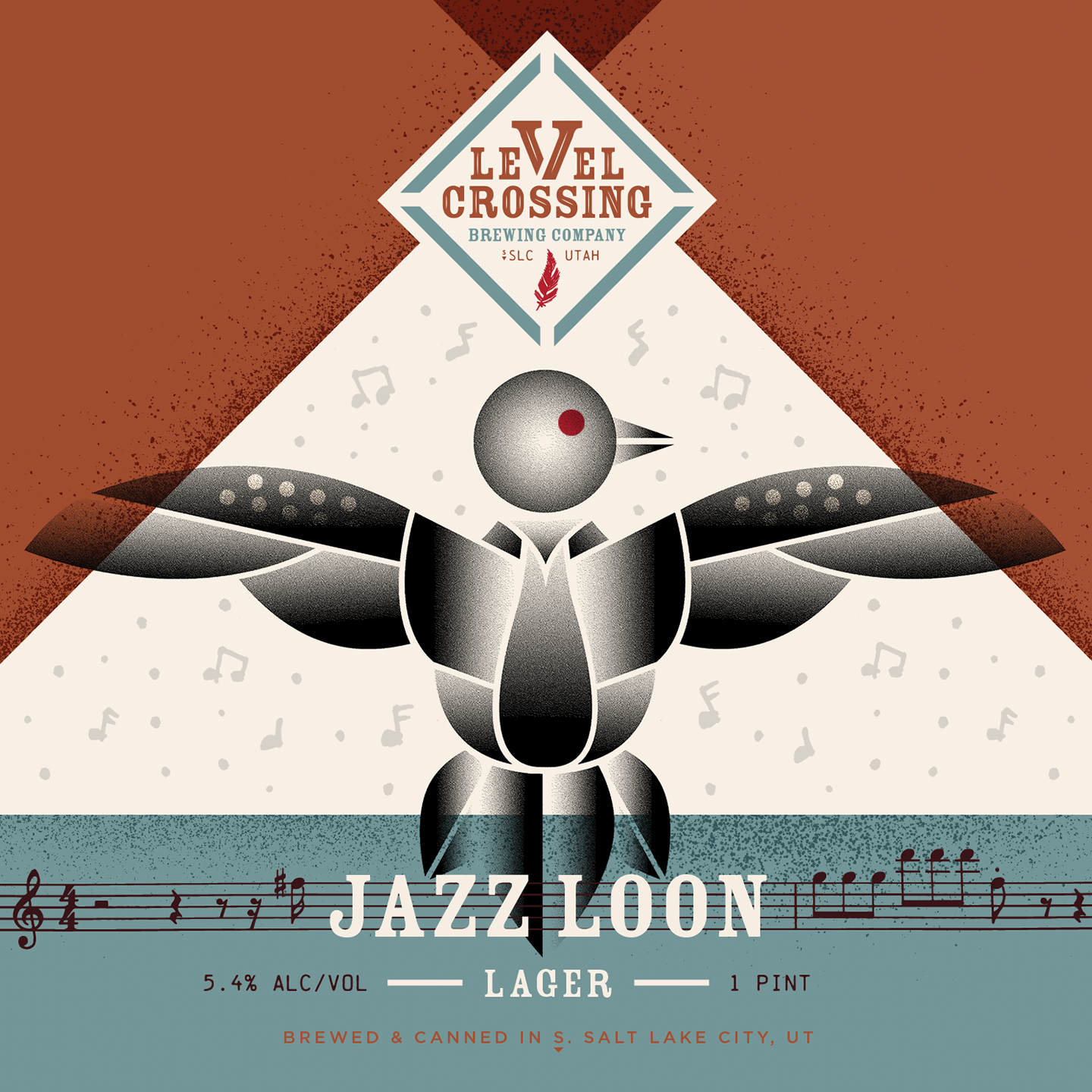 Jazz Loon Lager - Level Crossing Brewing Co
